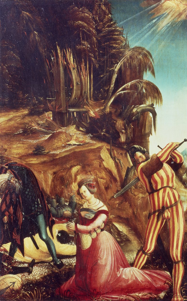 00228 Szent Katalin lefejezése, 1505-10 körül alkotó: Albrecht Altdorfer