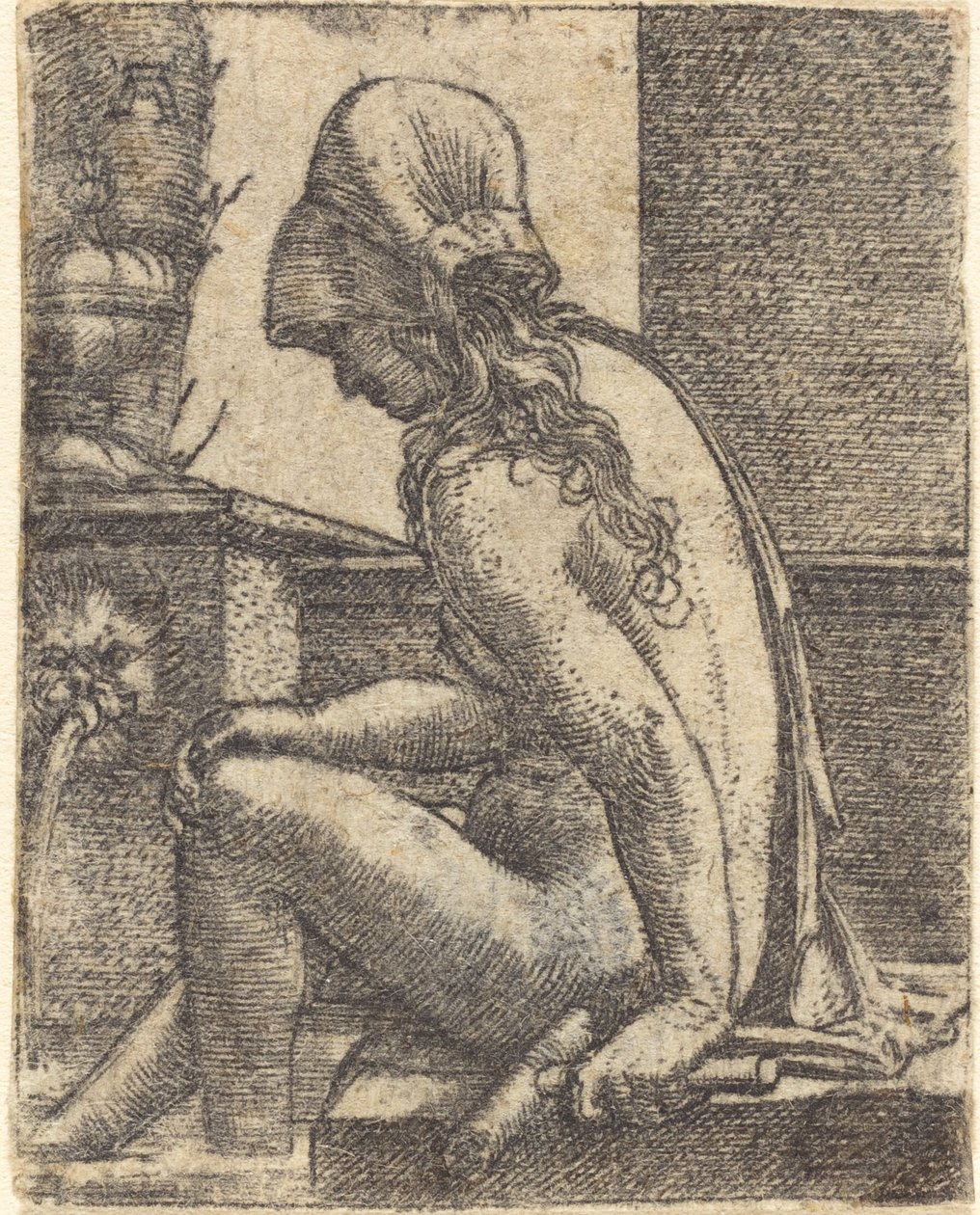Fürdő Nő alkotó: Albrecht Altdorfer