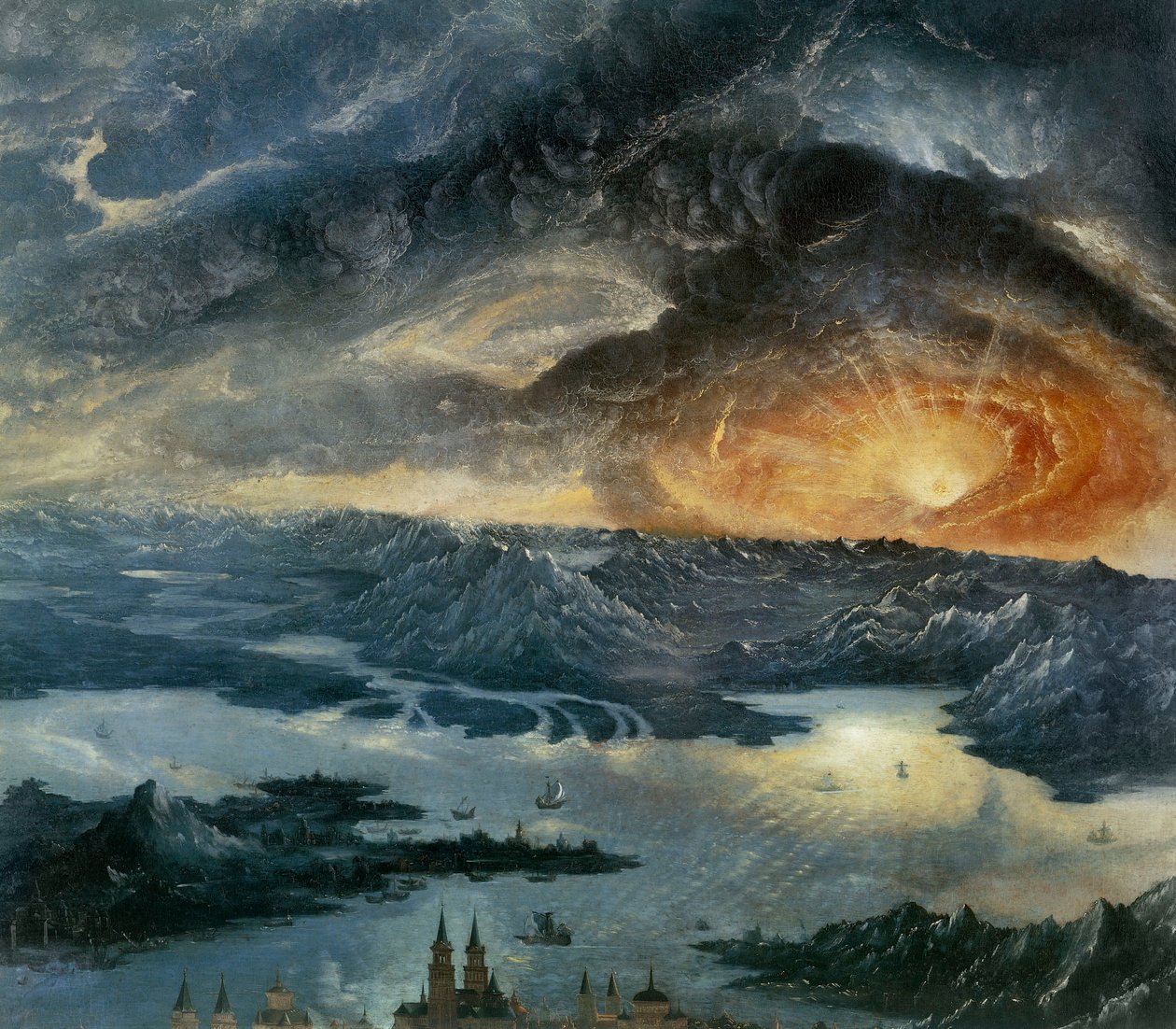 Issus-i csata Nagy Sándor és Dareiosz között III alkotó: Albrecht Altdorfer