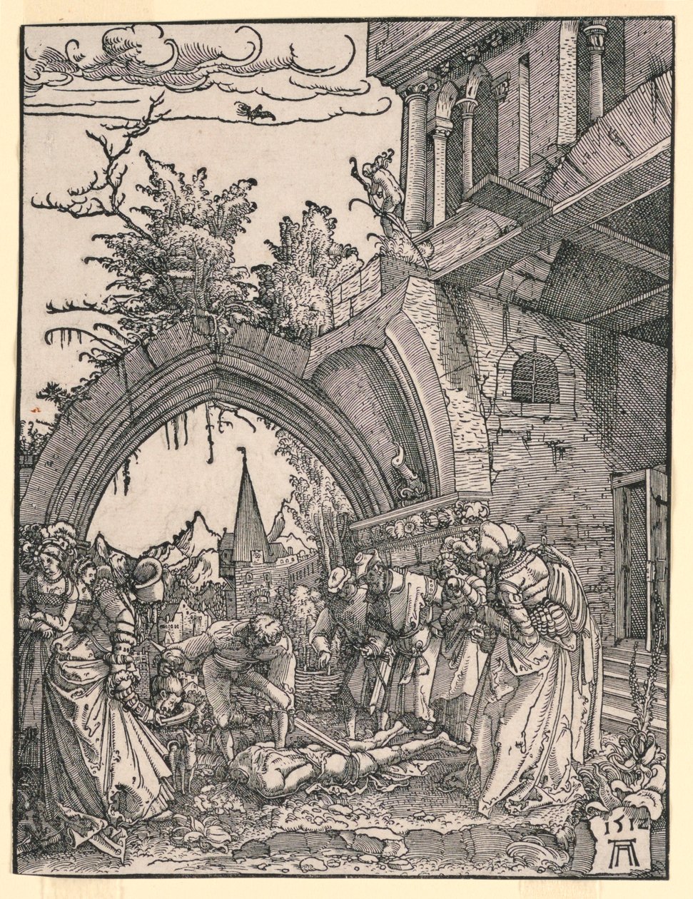 Keresztelő János lefejezése alkotó: Albrecht Altdorfer