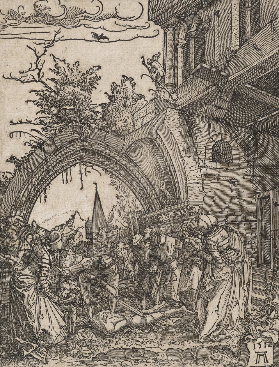 Keresztelő János lefejezése, 1512 alkotó: Albrecht Altdorfer