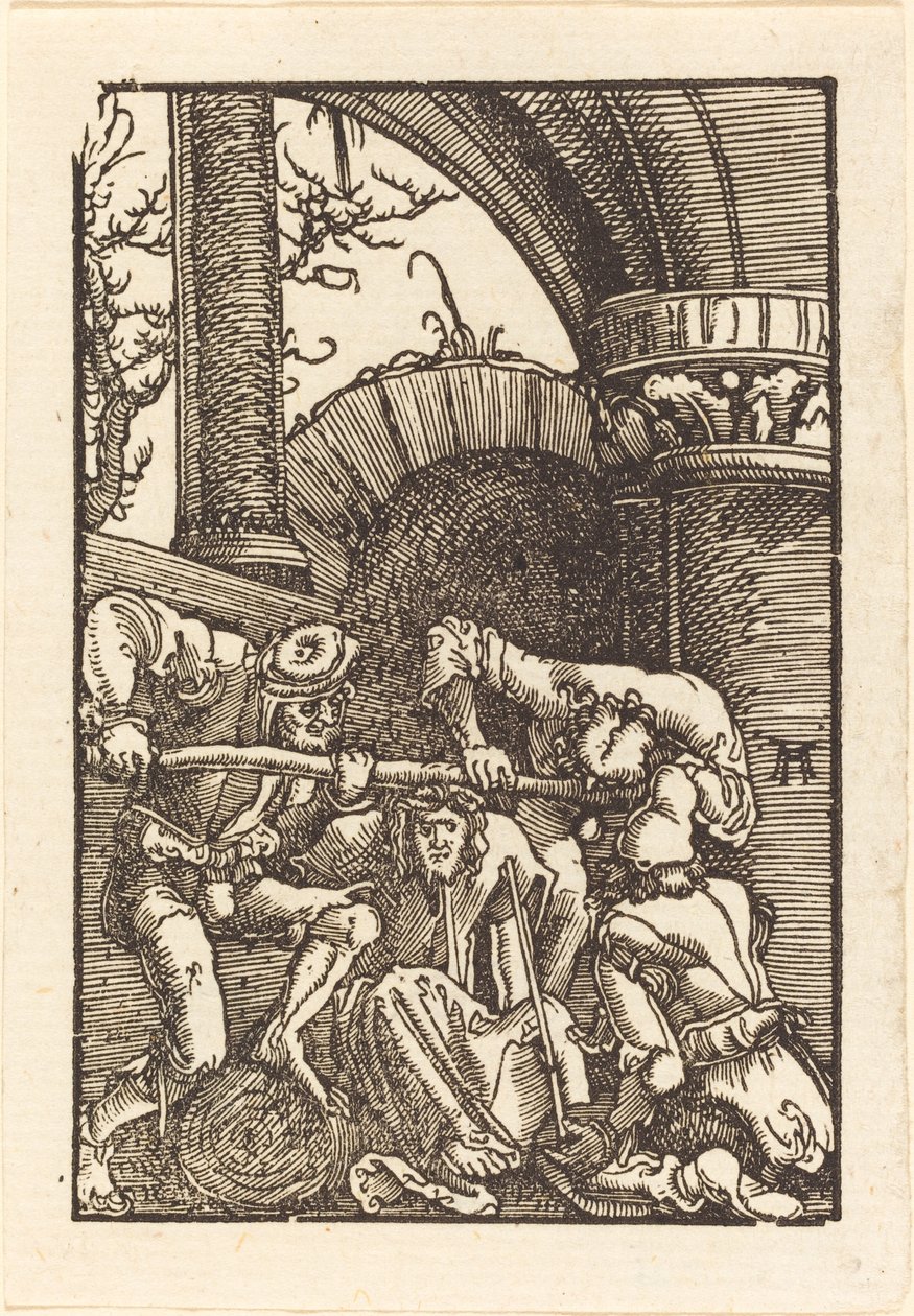 A tövissel megkoronázott Krisztus alkotó: Albrecht Altdorfer