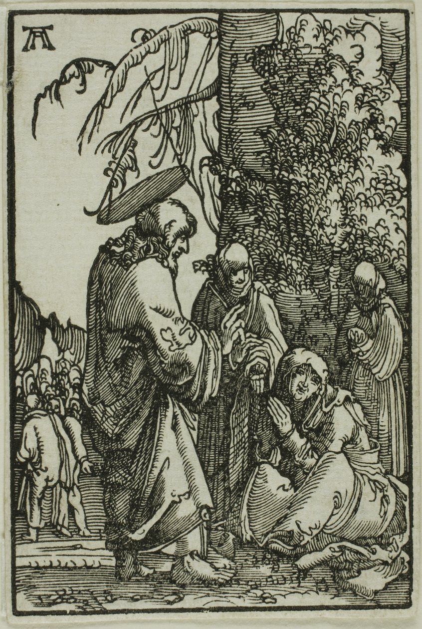 Krisztus búcsút vesz anyjától, az ember bukásából és megváltásából alkotó: Albrecht Altdorfer
