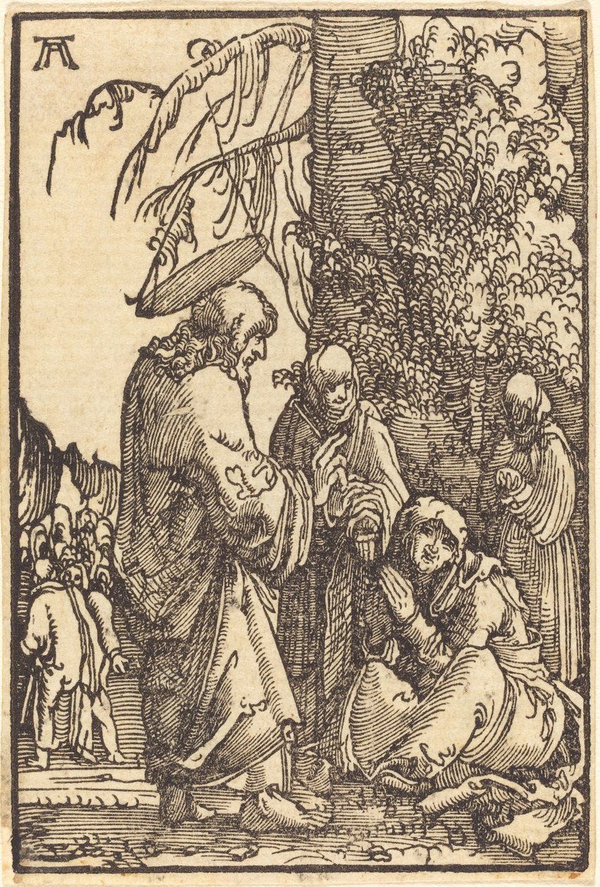 Krisztus búcsút vesz Máriától alkotó: Albrecht Altdorfer