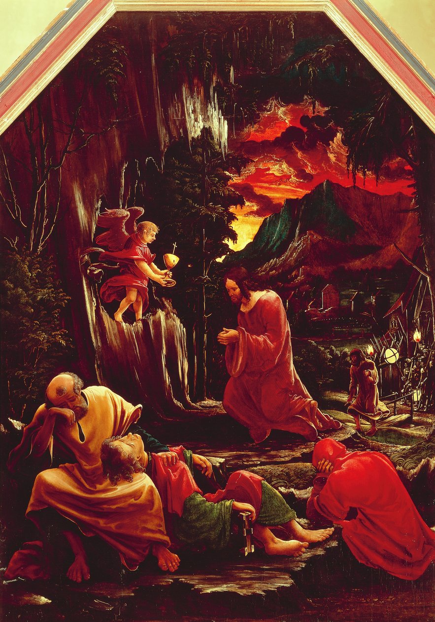 Krisztus az Olajfák hegyén alkotó: Albrecht Altdorfer