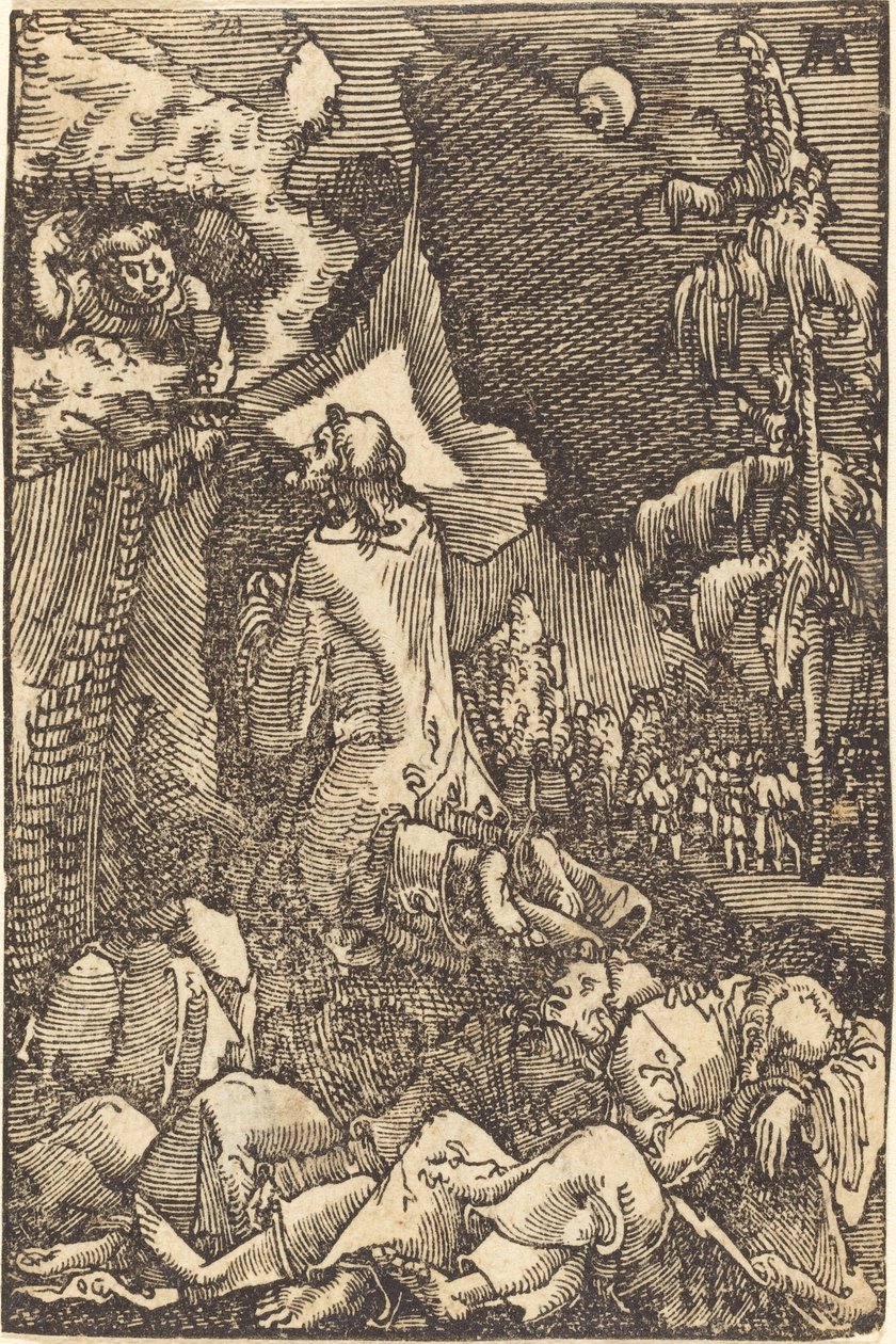 Krisztus az Olajfák hegyén alkotó: Albrecht Altdorfer