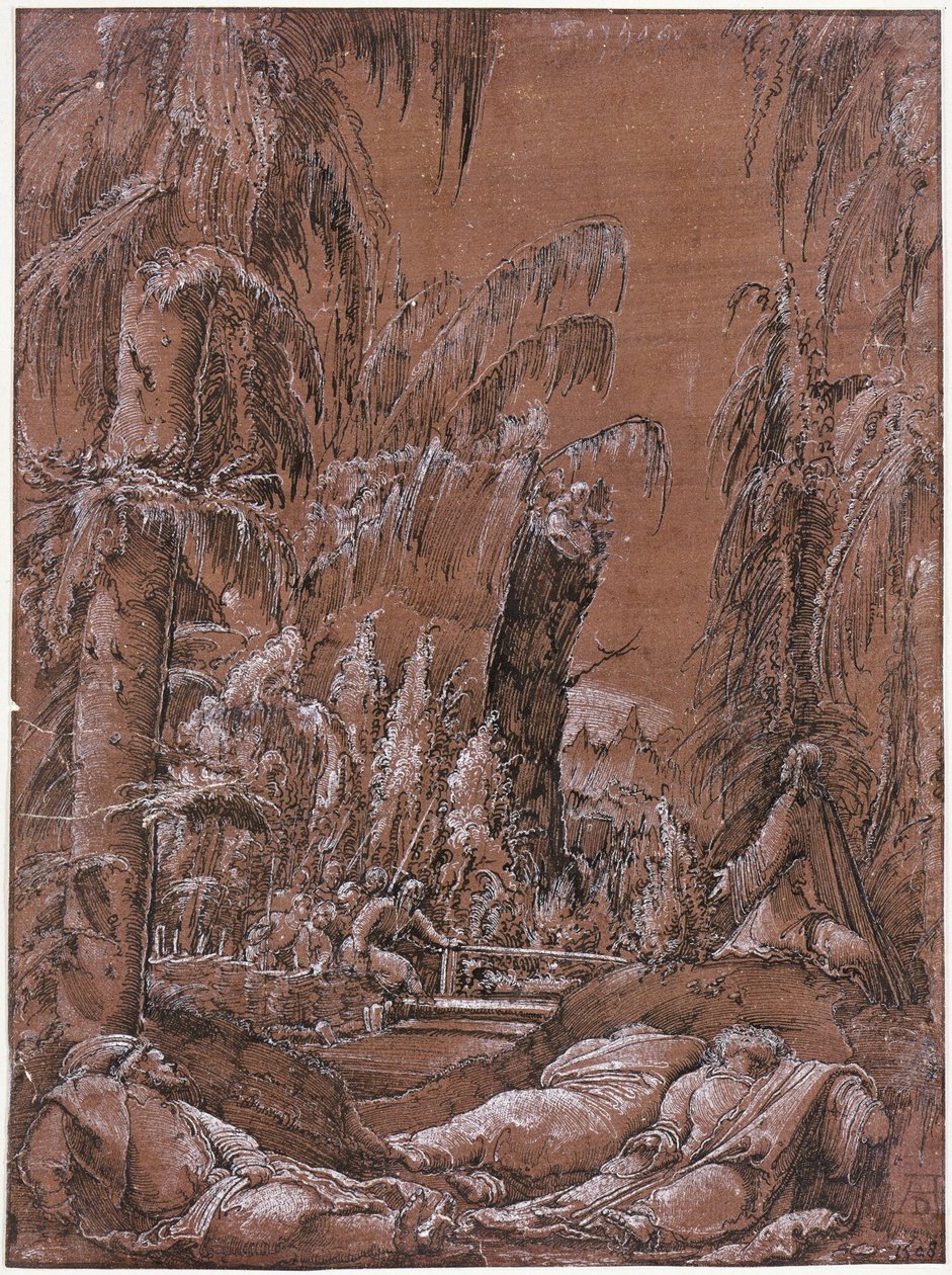 Krisztus az Olajfák hegyén alkotó: Albrecht Altdorfer