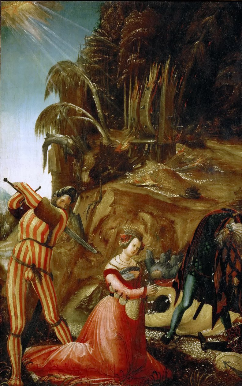 Szent Katalin lefejezése alkotó: Albrecht Altdorfer