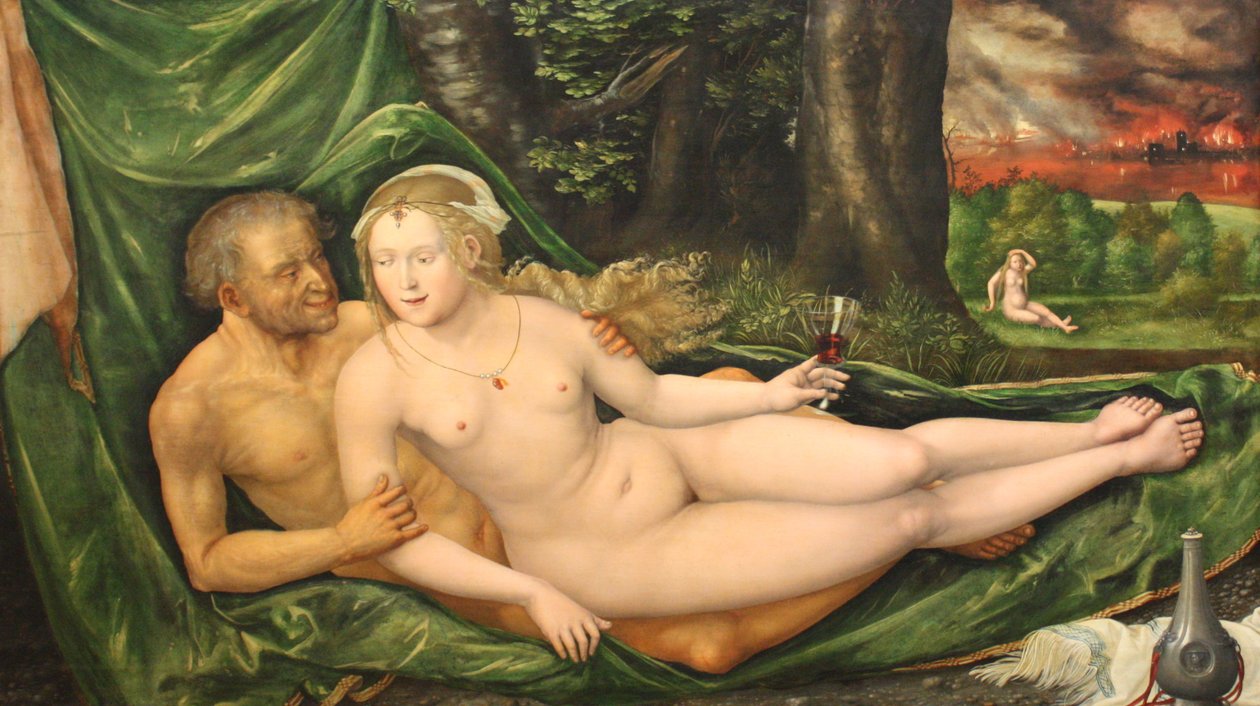 Német: Lot und seine Töchter Lot és lányai Lot és lányai alkotó: Albrecht Altdorfer