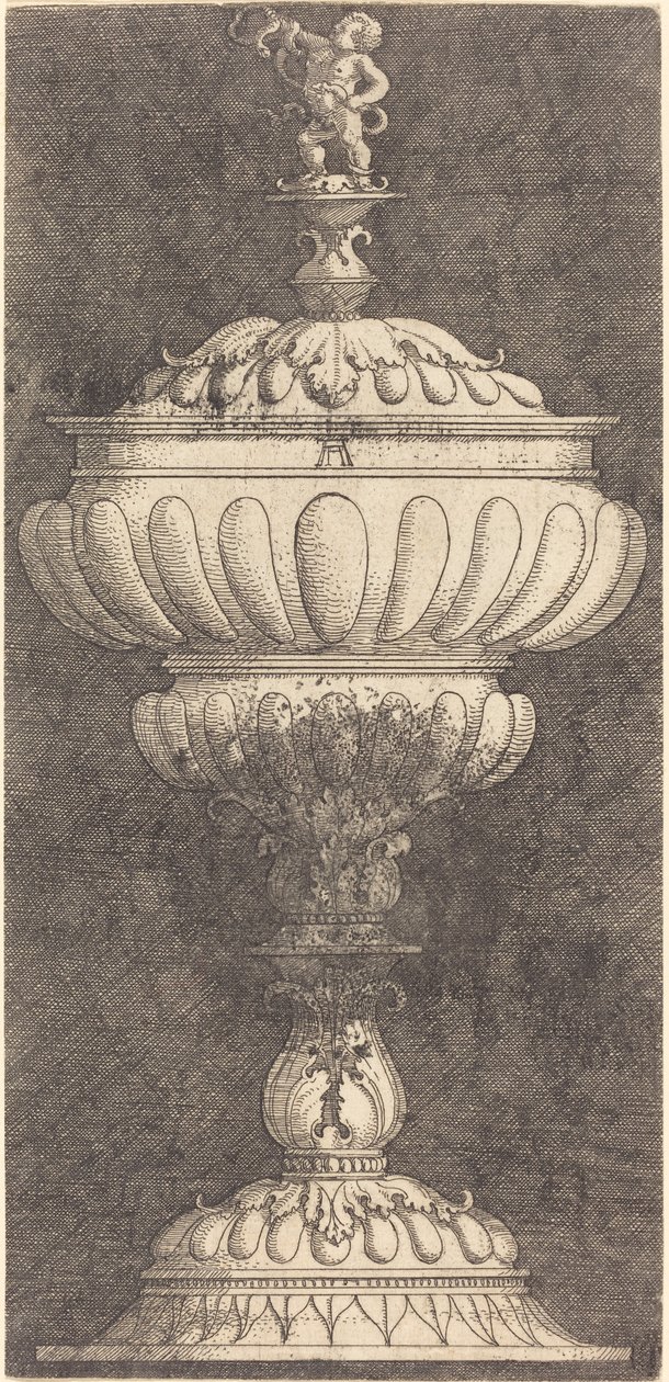 Serleg a Herkules csecsemővel a tetején alkotó: Albrecht Altdorfer