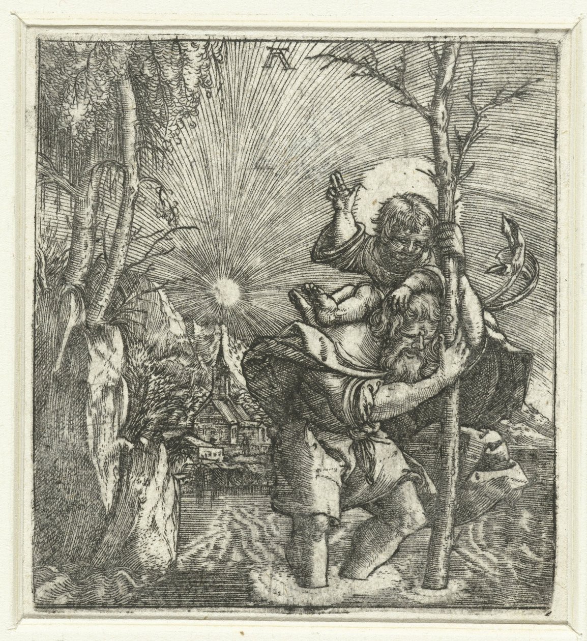 Szent Kristóf alkotó: Albrecht Altdorfer
