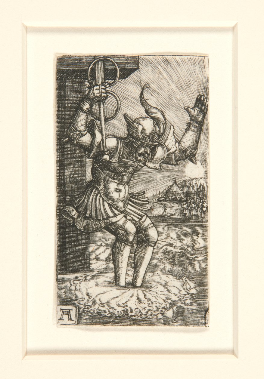 Horace Cocles ugrik a Tiberisbe alkotó: Albrecht Altdorfer