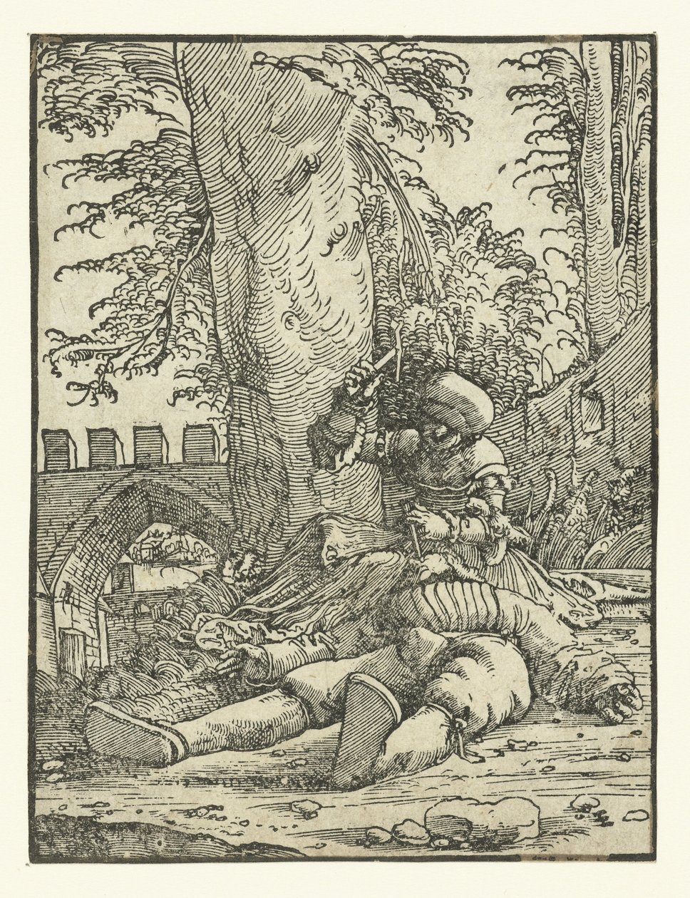 Jael megöli Siserát alkotó: Albrecht Altdorfer