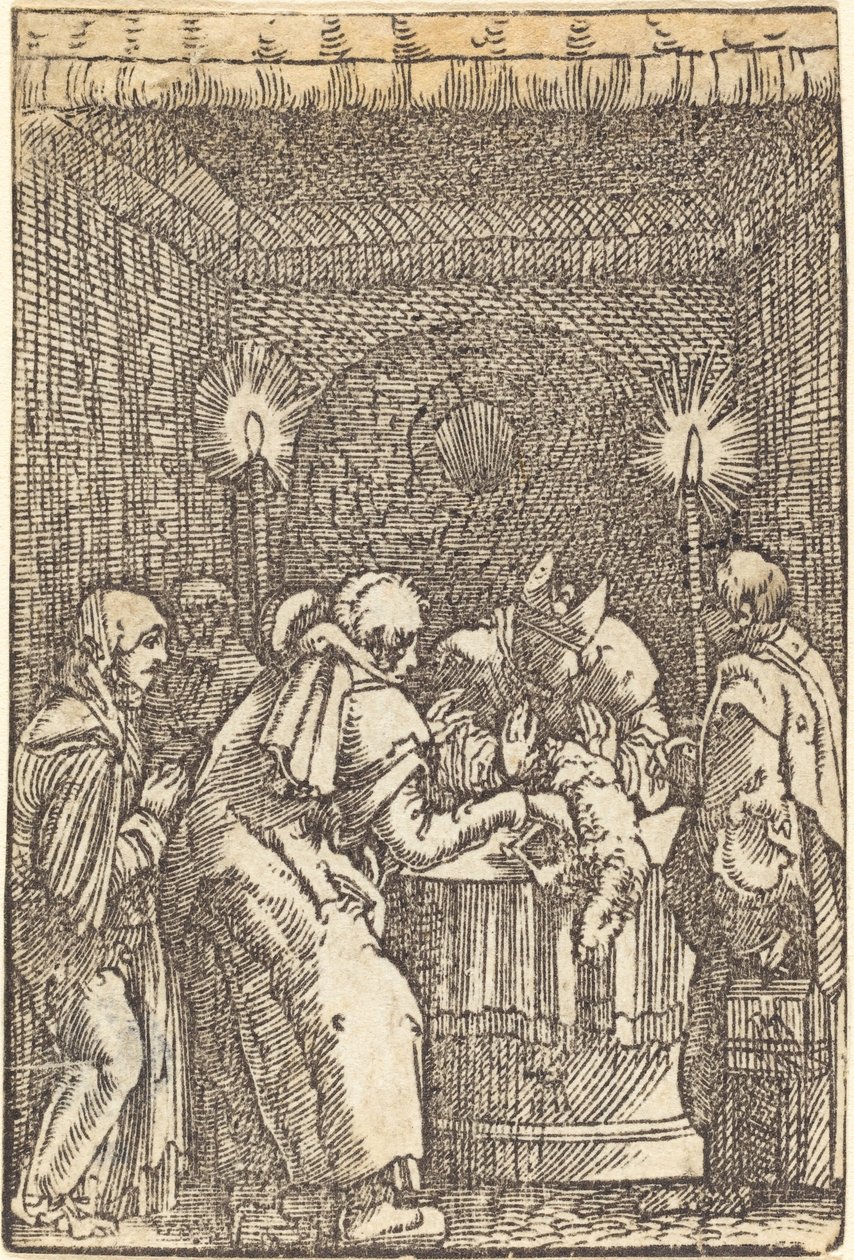 Joachim felajánlását elutasították alkotó: Albrecht Altdorfer