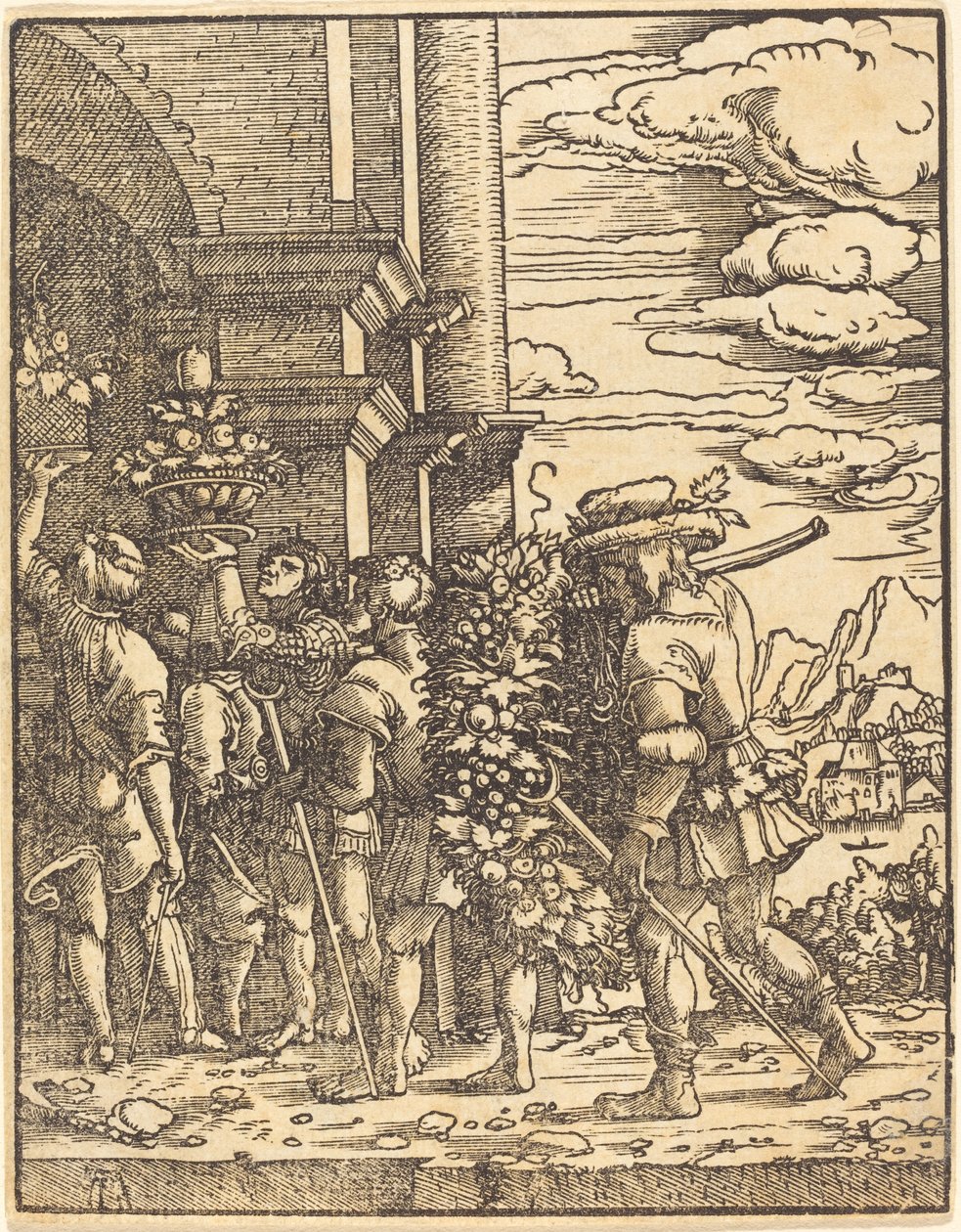 Joshua és Caleb alkotó: Albrecht Altdorfer