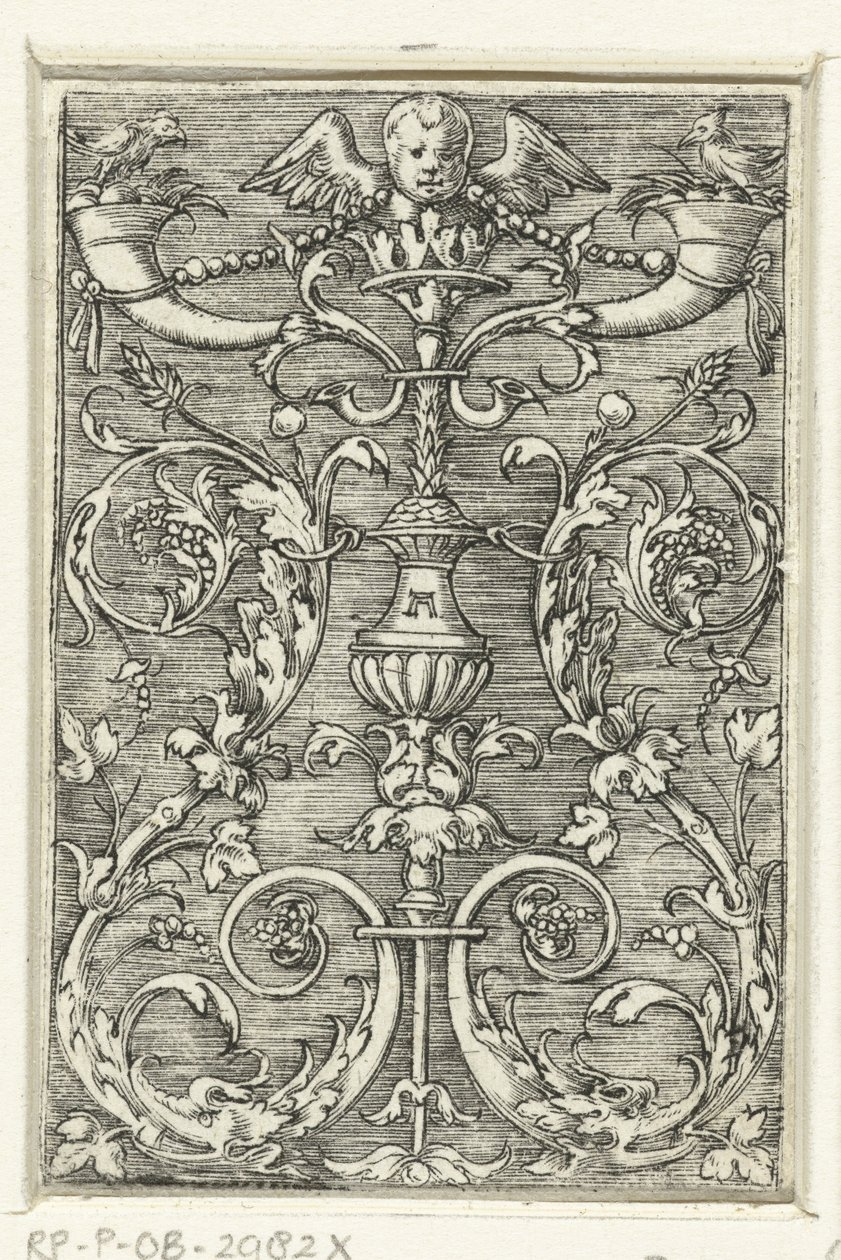 Kandeláber kerubbal alkotó: Albrecht Altdorfer