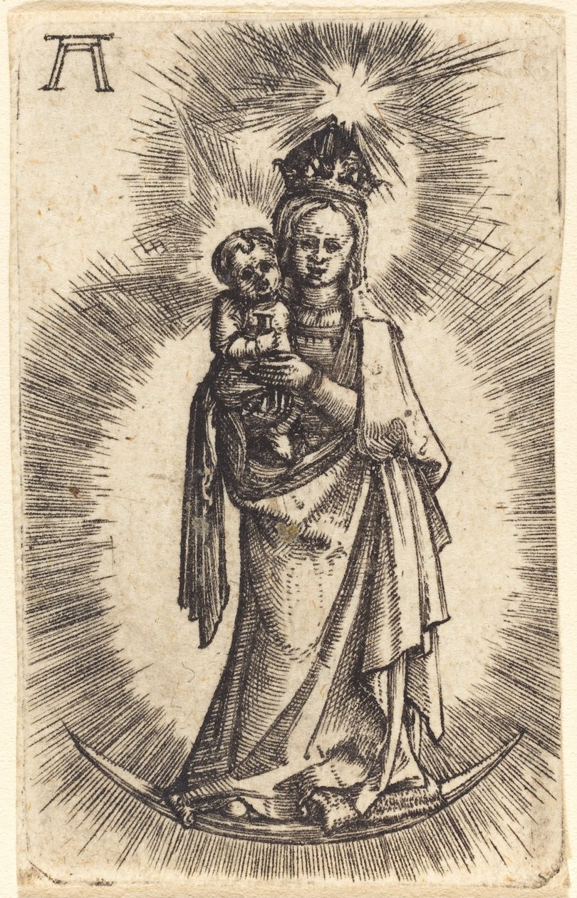 Madonna és a félholddal álló gyermek alkotó: Albrecht Altdorfer