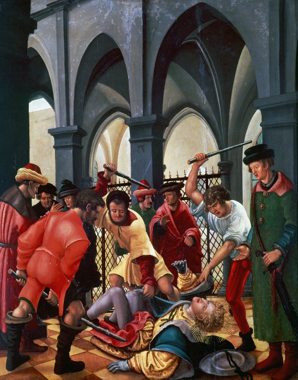 Szent Flórián mártíromsága alkotó: Albrecht Altdorfer