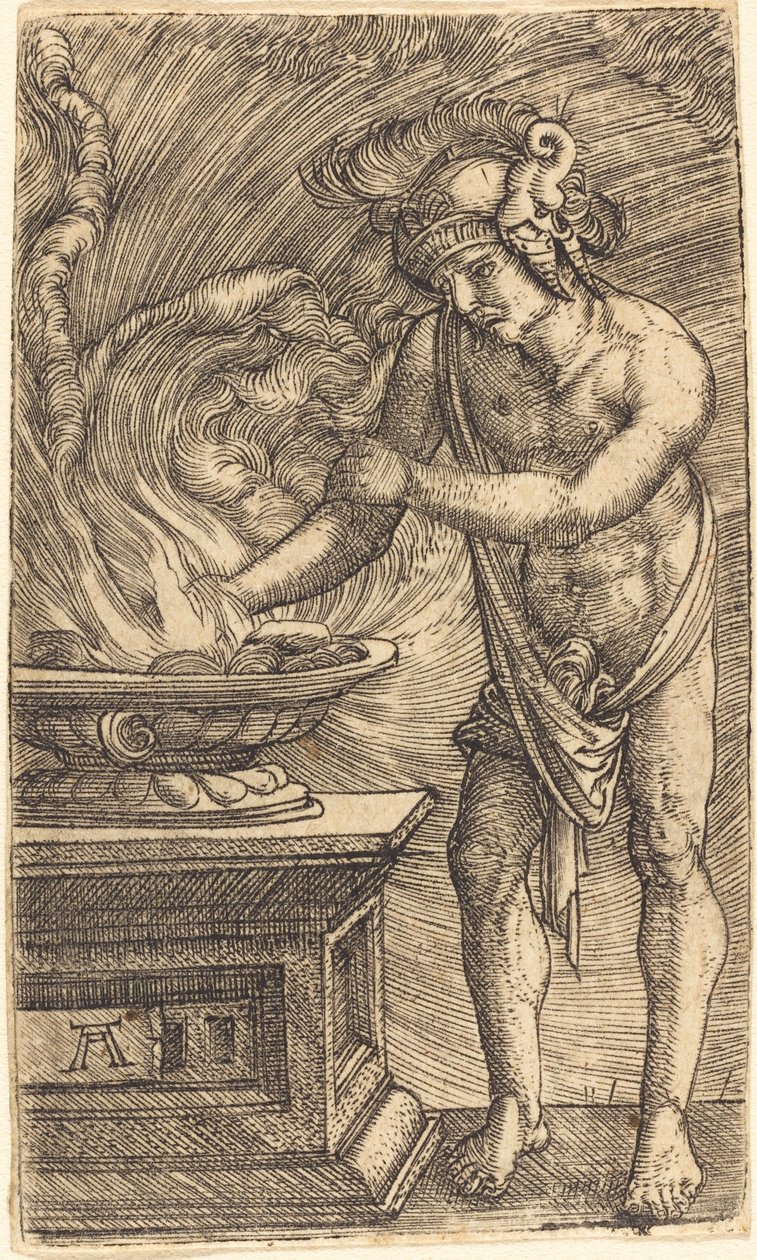 Mucius Scaevola alkotó: Albrecht Altdorfer