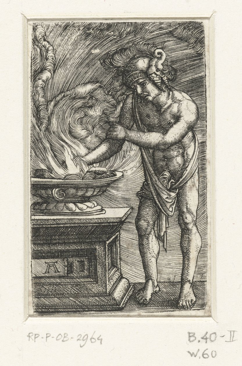 Mucius Scaevola alkotó: Albrecht Altdorfer