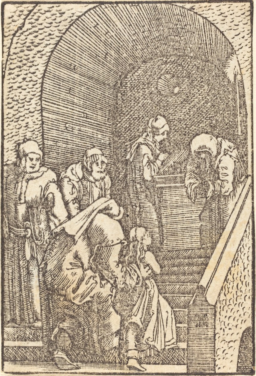Szűzanya bemutatása alkotó: Albrecht Altdorfer