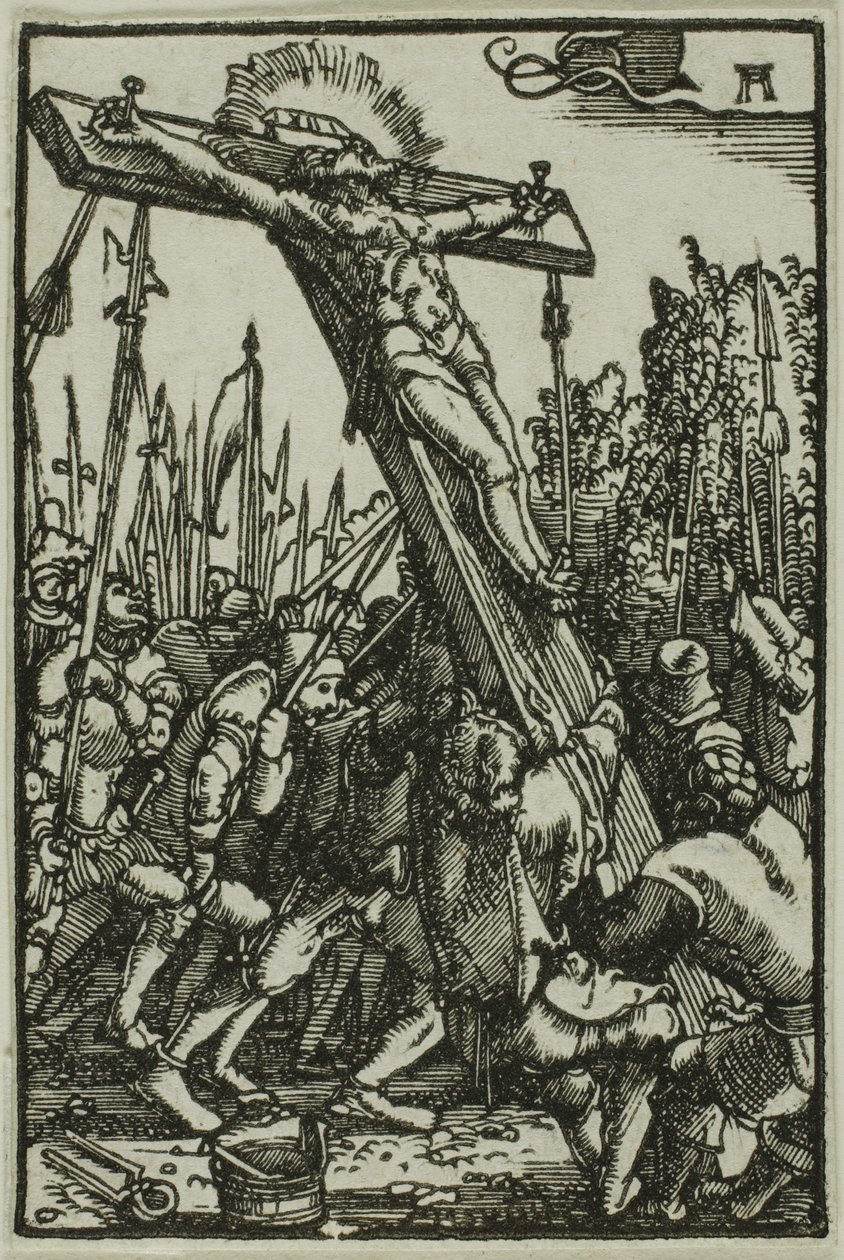Keresztemelés, Az ember bukásából és megváltásából alkotó: Albrecht Altdorfer
