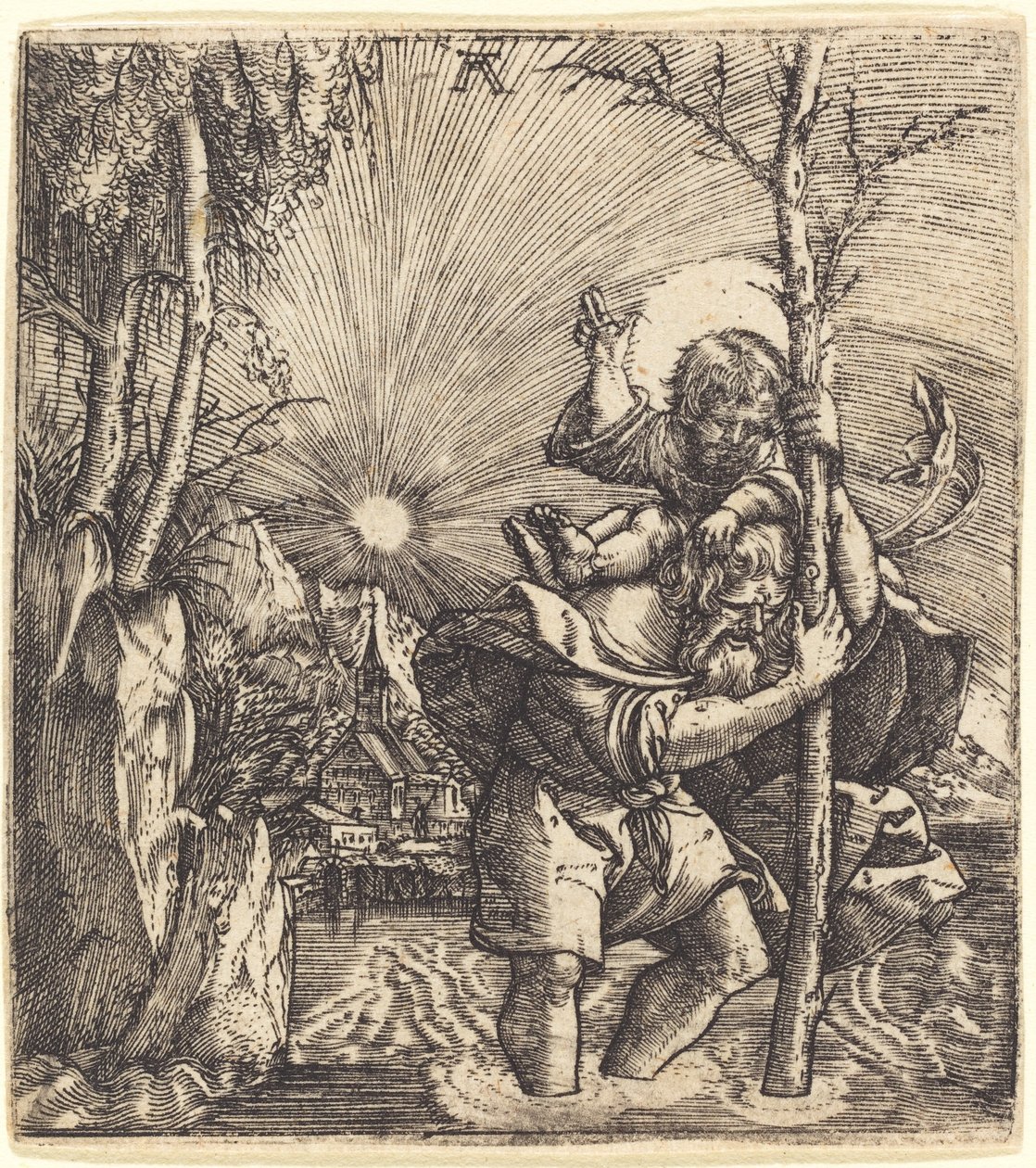 Szent Kristóf alkotó: Albrecht Altdorfer