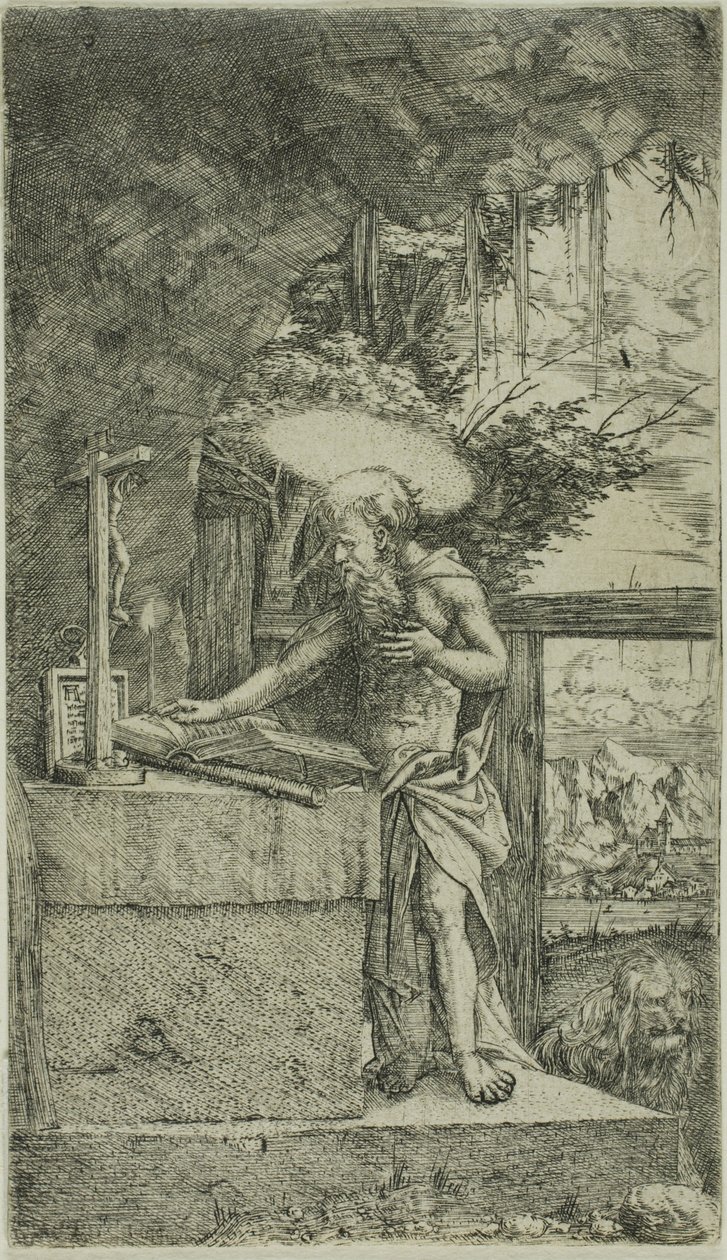 Szent Jeromos Reading alkotó: Albrecht Altdorfer