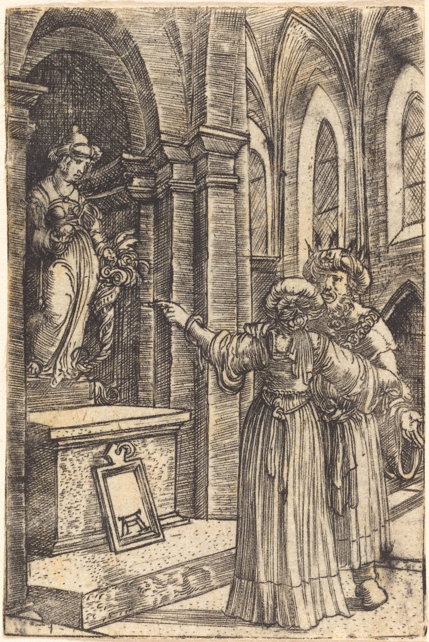 Salamon imádkozik a bálványokhoz alkotó: Albrecht Altdorfer