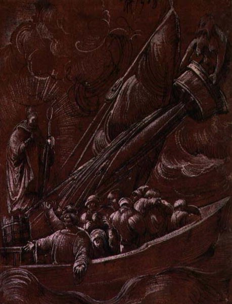 Bari Szent Miklós a vihar megfeddésével alkotó: Albrecht Altdorfer