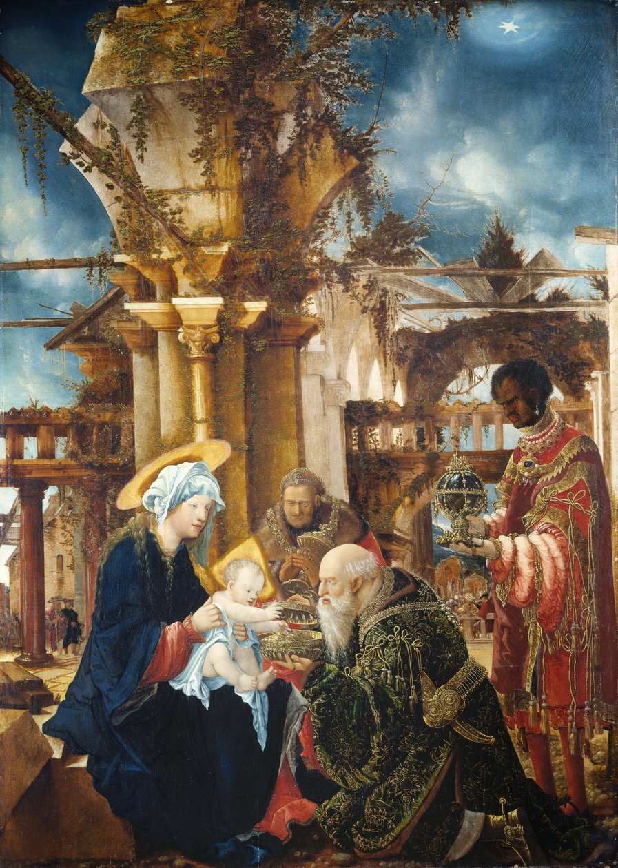 A mágusok imádása, 1535 körül alkotó: Albrecht Altdorfer