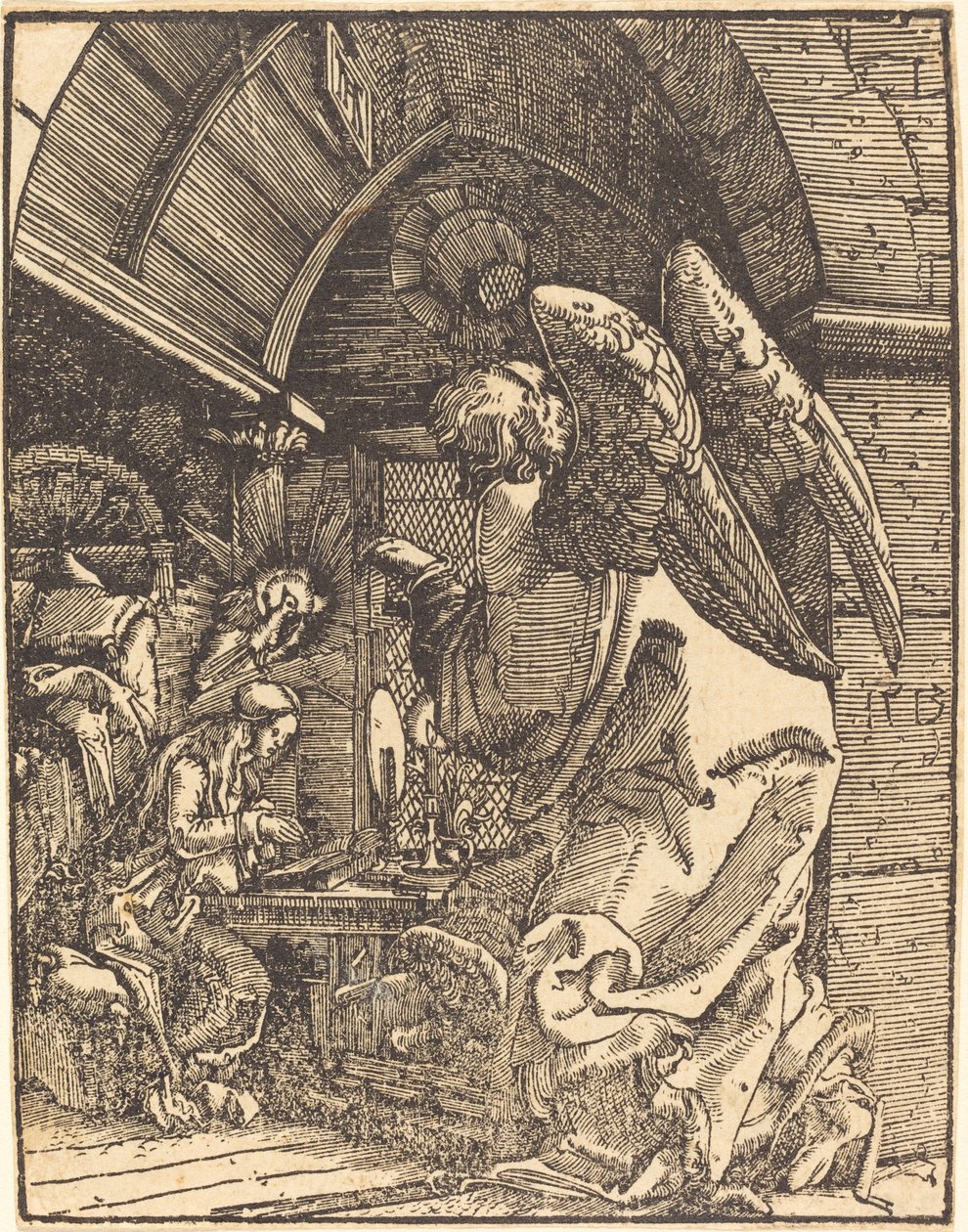 Az Angyali üdvözlet alkotó: Albrecht Altdorfer