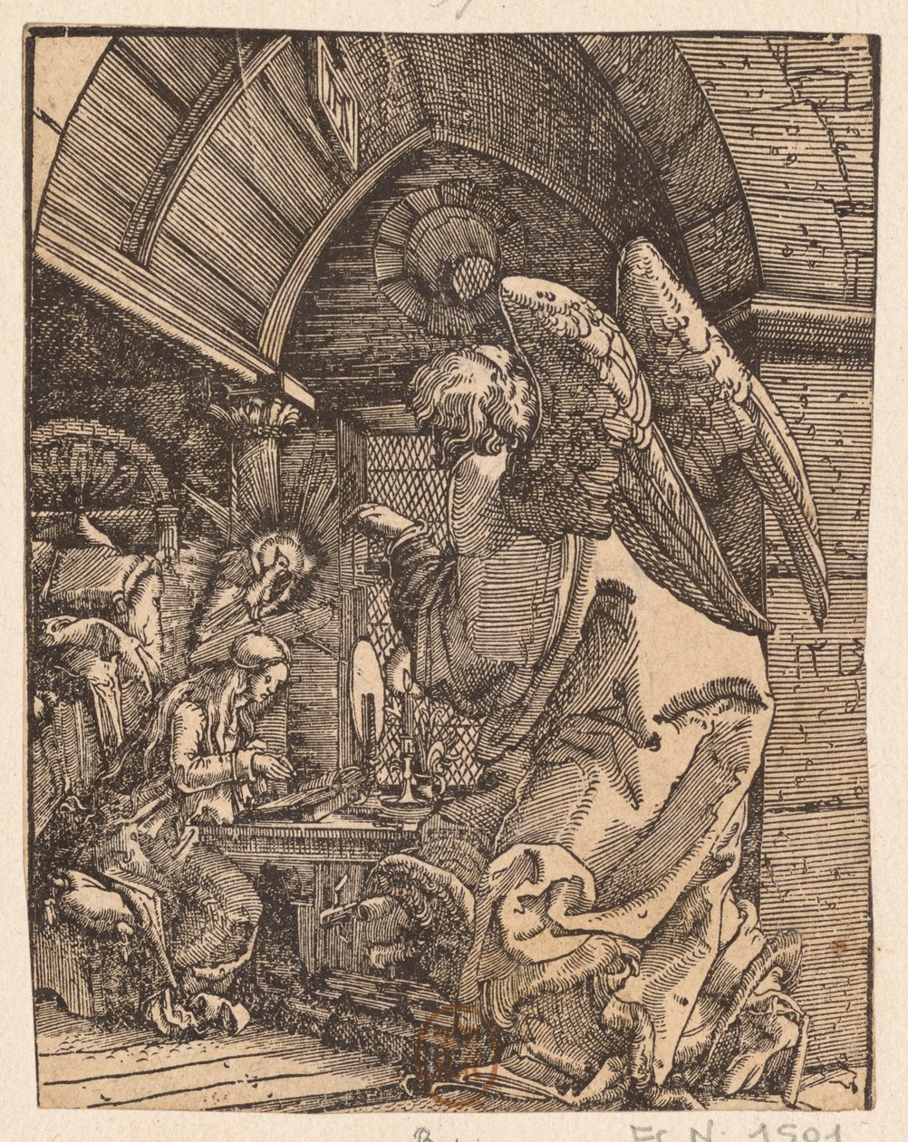 Angyali üdvözlet, 1513. alkotó: Albrecht Altdorfer