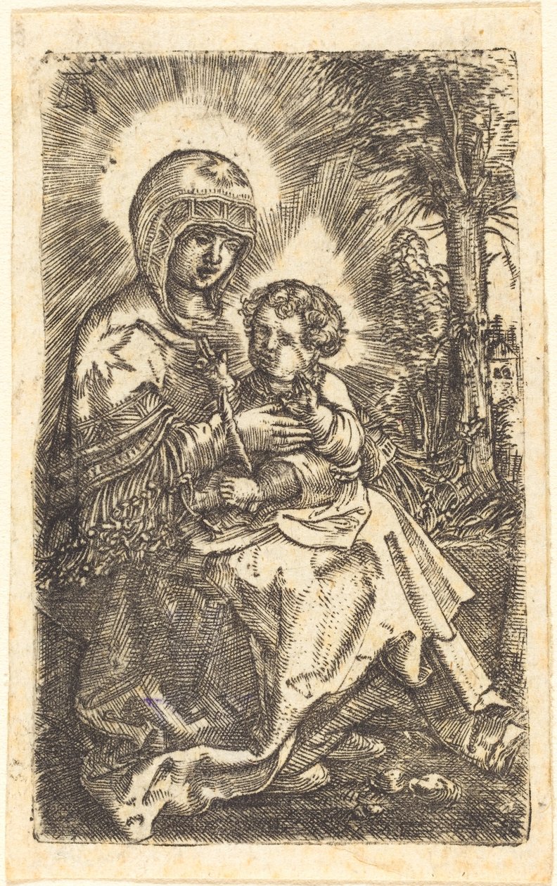 A ratisboni "szép szűz" egy tájban alkotó: Albrecht Altdorfer