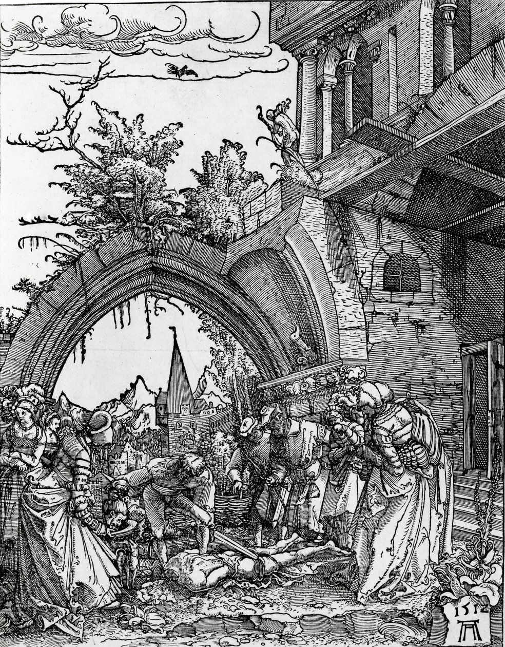 Keresztelő Szent János lefejezése alkotó: Albrecht Altdorfer