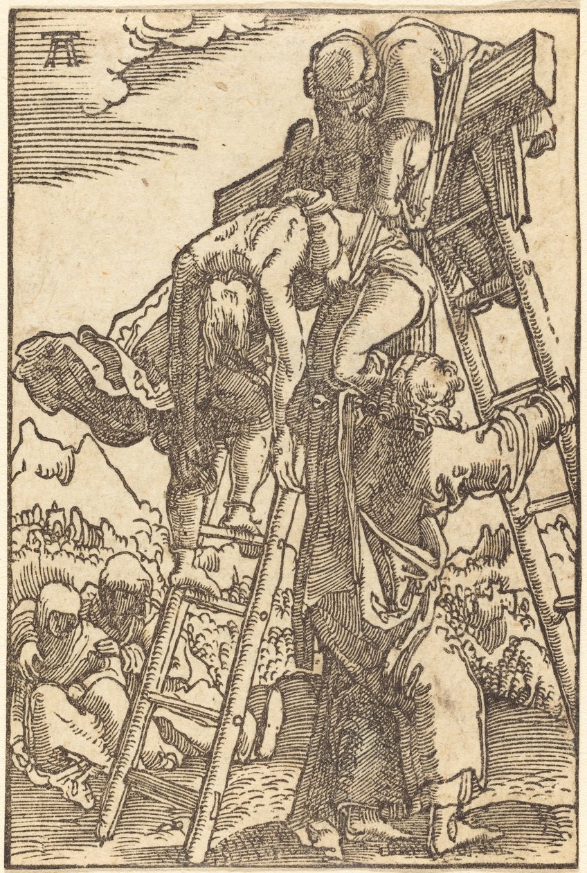 A keresztről való leszállás alkotó: Albrecht Altdorfer