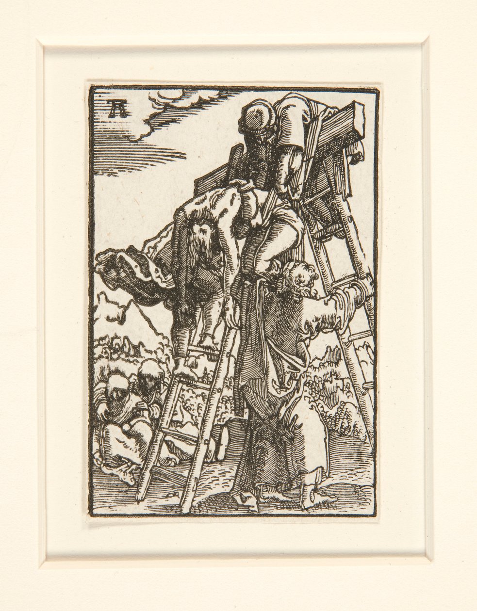A keresztről alászállás, A bukás és az ember megváltása című sorozatból alkotó: Albrecht Altdorfer