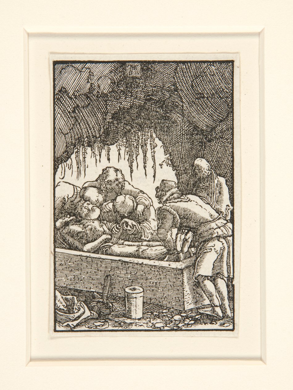 Krisztus síremléke, A bukás és az ember megváltása című sorozatból alkotó: Albrecht Altdorfer
