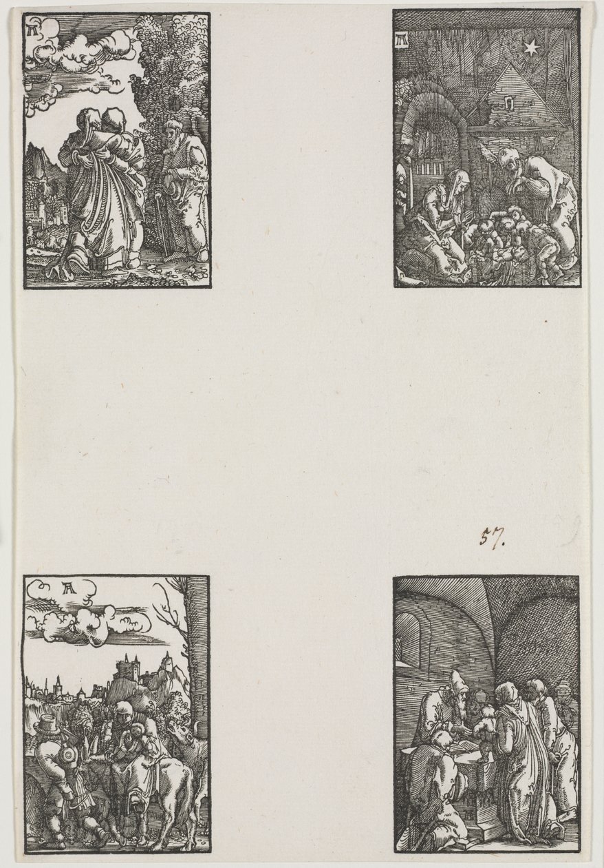 Az ember bukása és megváltása alkotó: Albrecht Altdorfer