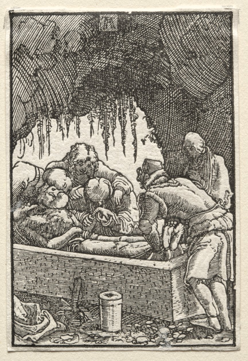 Az ember bukása és megváltása: Krisztus temetése alkotó: Albrecht Altdorfer
