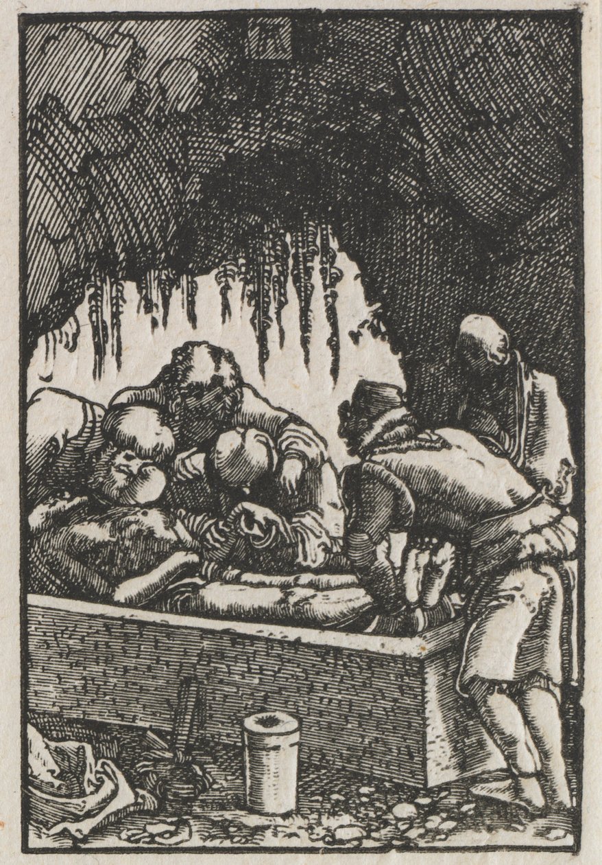 Az ember bukása és megváltása: Krisztus temetése alkotó: Albrecht Altdorfer