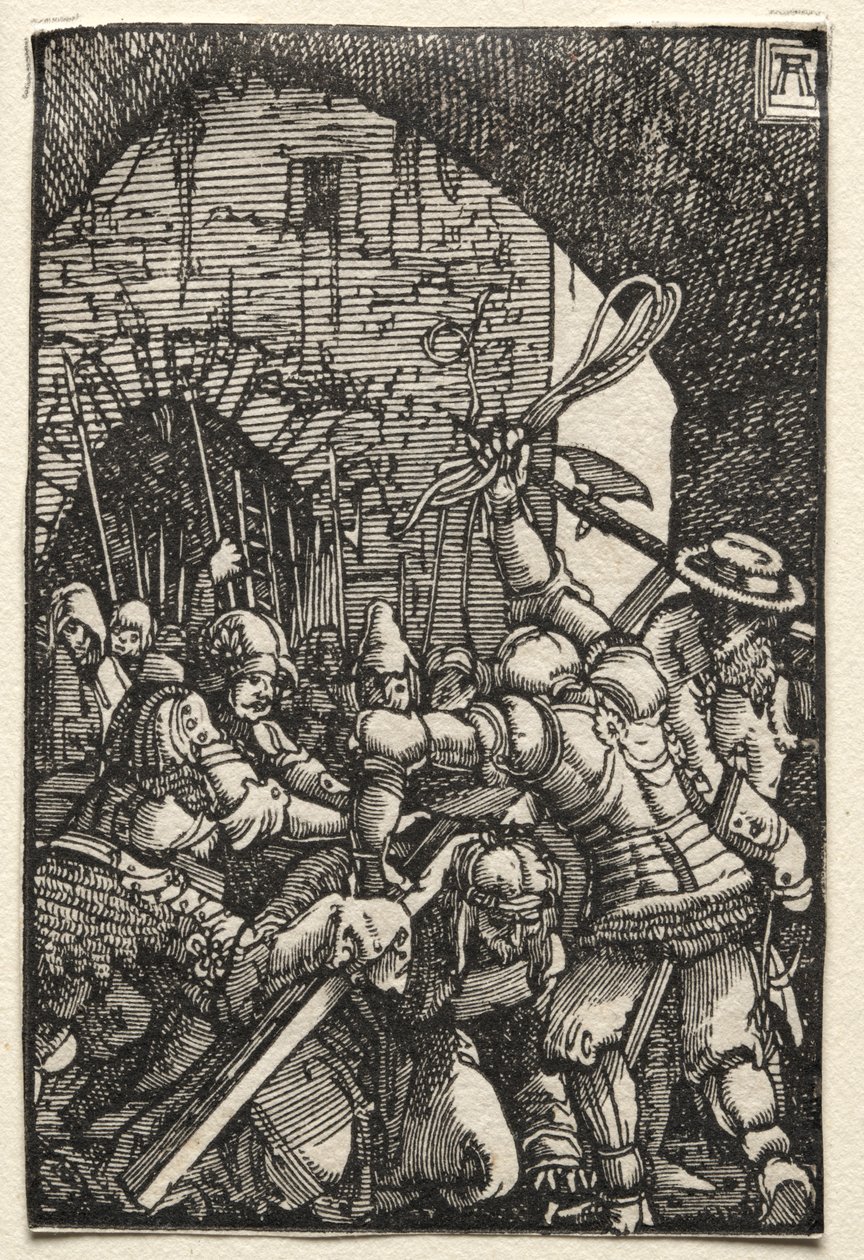 Az ember bukása és megváltása: keresztet hordozó Krisztus alkotó: Albrecht Altdorfer