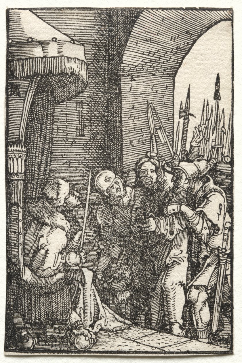 Az ember bukása és megváltása: Krisztus Pilátus előtt alkotó: Albrecht Altdorfer