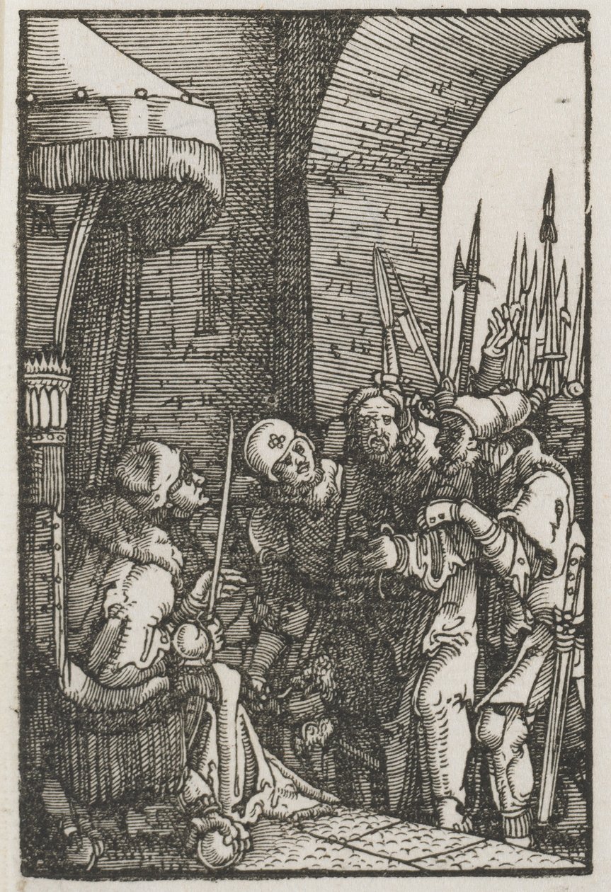 Az ember bukása és megváltása: Krisztus Pilátus előtt alkotó: Albrecht Altdorfer