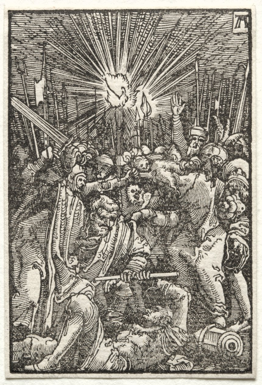 Az ember bukása és megváltása: Krisztus fogságba esett, c. 1515. alkotó: Albrecht Altdorfer