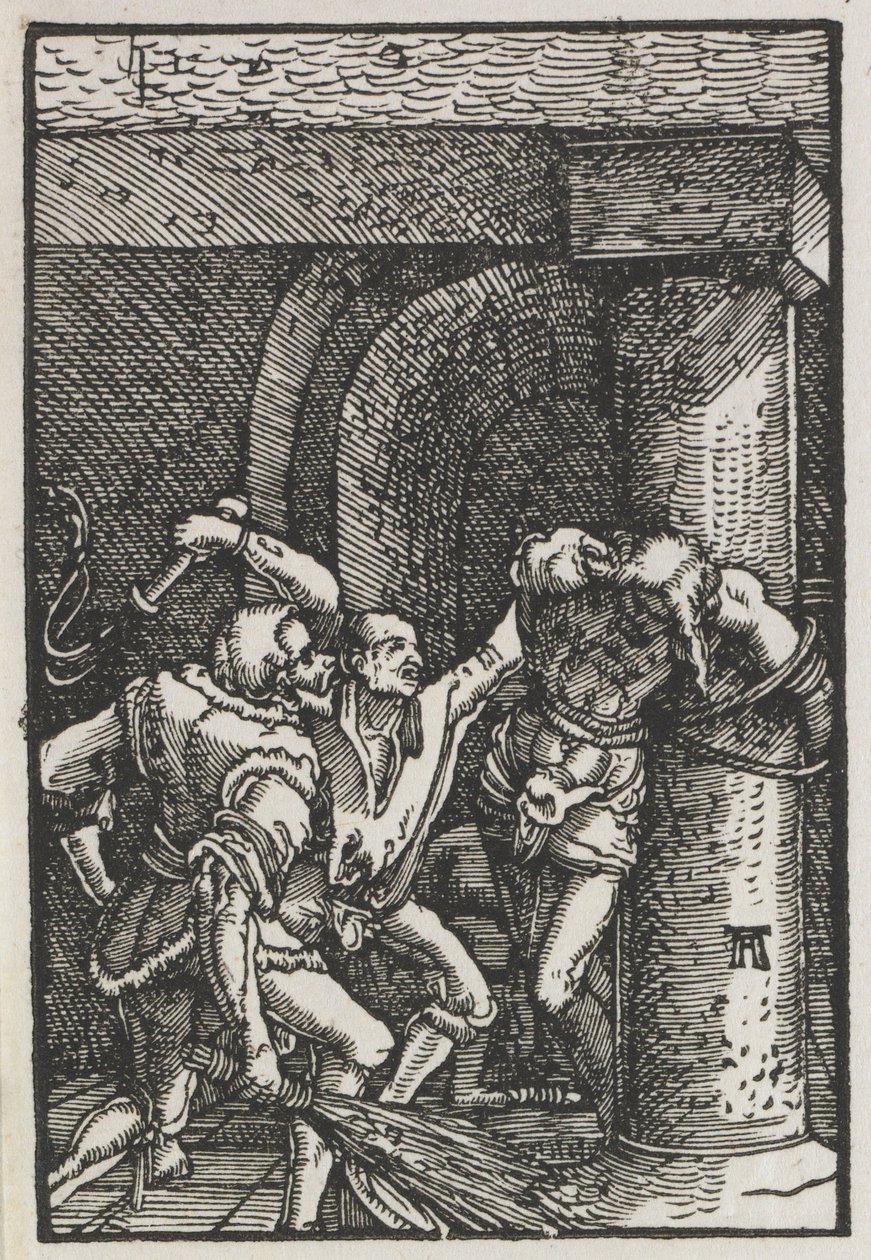 Az ember bukása és megváltása: Krisztus megkorbácsolása alkotó: Albrecht Altdorfer