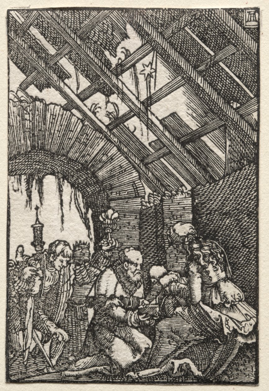 Az ember bukása és megváltása: A mágusok imádása alkotó: Albrecht Altdorfer