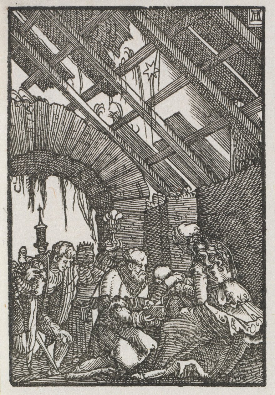 Az ember bukása és megváltása: A mágusok imádása, c. 1515. alkotó: Albrecht Altdorfer