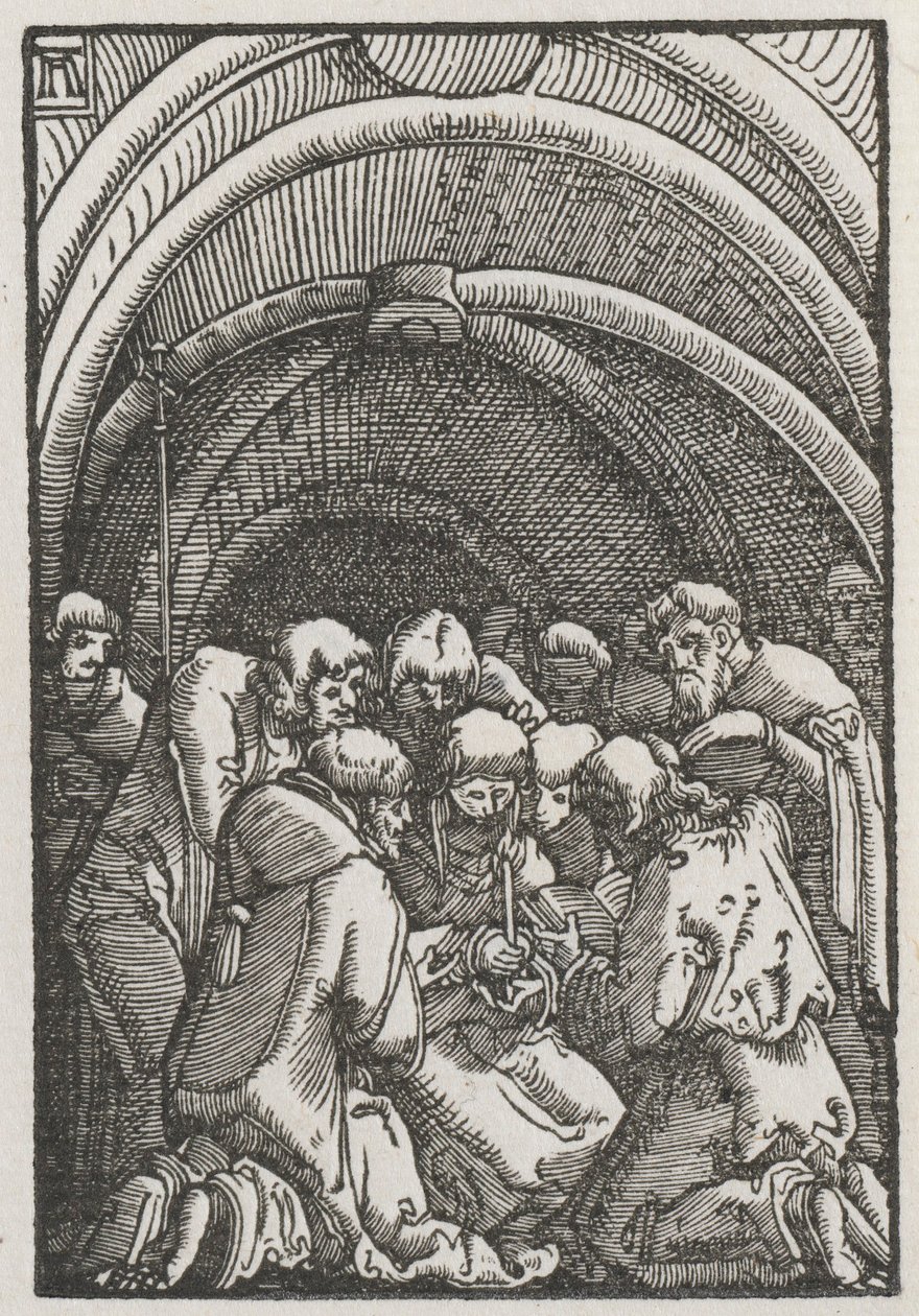 Az ember bukása és megváltása: A Szűz halála, c. 1515. alkotó: Albrecht Altdorfer