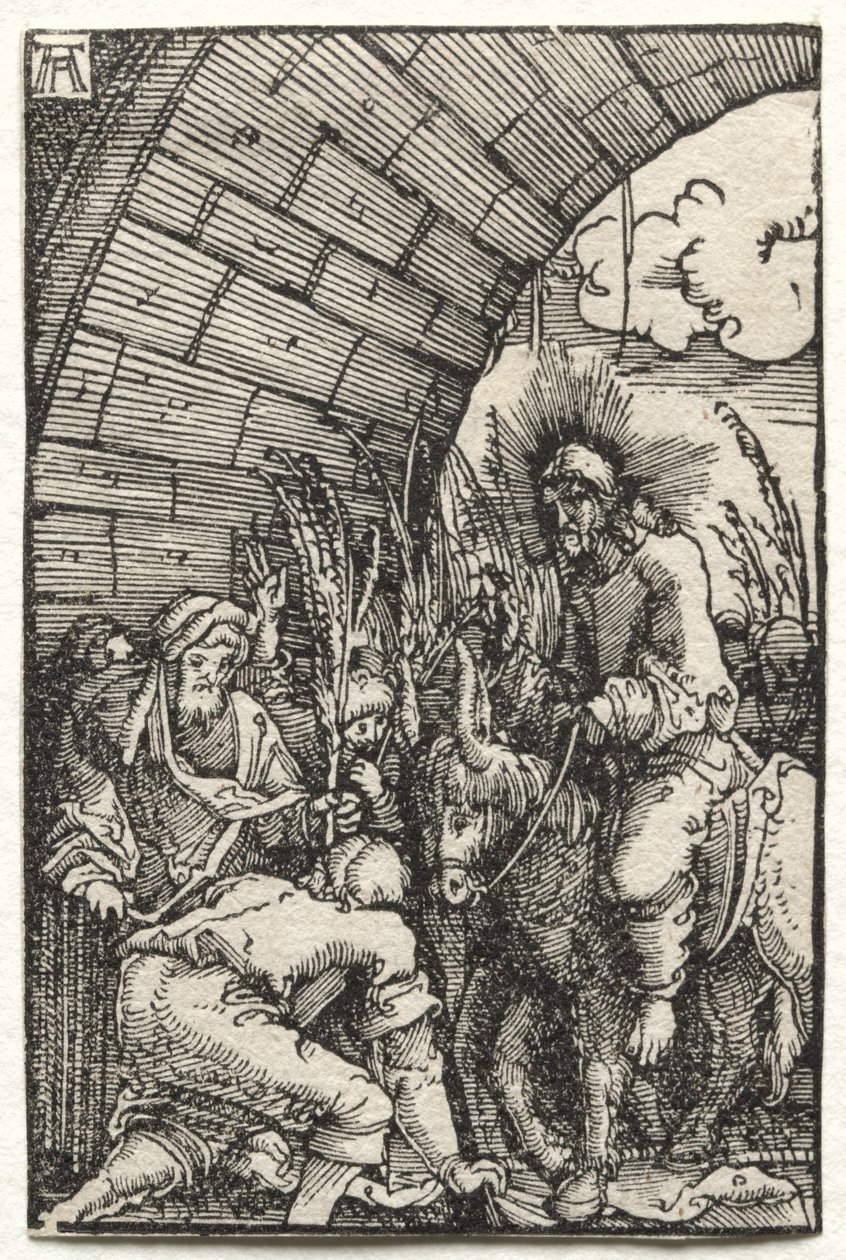 Az ember bukása és megváltása: Belépés Jeruzsálembe alkotó: Albrecht Altdorfer